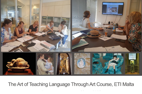 The Art of Teaching Language Through Art Course, Nyerges Adrienn, ETI Malta, 2025