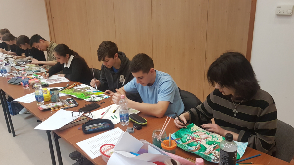 Ha a Csend beszélni tudna című Általános Iskolások XIII. Országos Vizuális Versenyének döntője